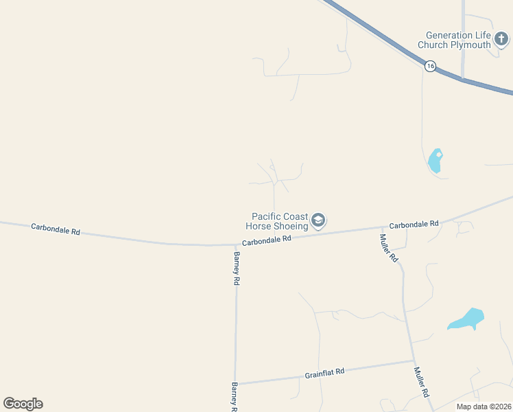 map of restaurants, bars, coffee shops, grocery stores, and more near 5001 Carbondale Road in Plymouth