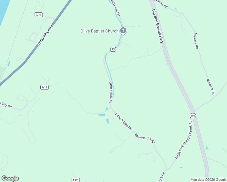 map of restaurants, bars, coffee shops, grocery stores, and more near 6408-6426 Merritts Creek Rd in Huntington