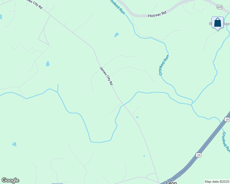 map of restaurants, bars, coffee shops, grocery stores, and more near James City Road in Madison