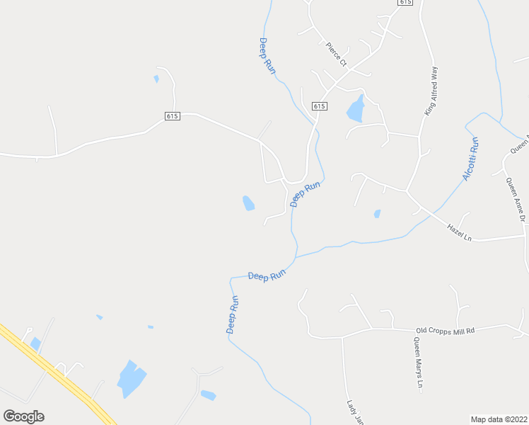 map of restaurants, bars, coffee shops, grocery stores, and more near 3179 Thompsons Mill Road in Goldvein