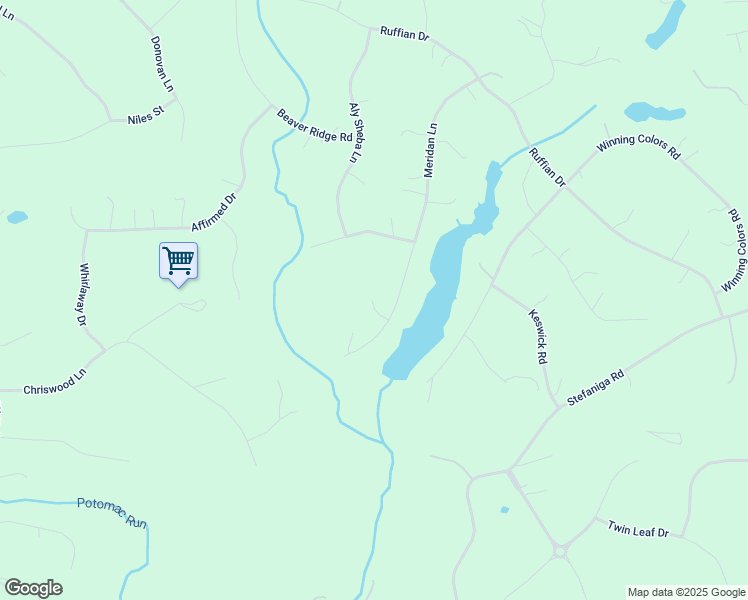 map of restaurants, bars, coffee shops, grocery stores, and more near 22 Meridan Lane in Stafford