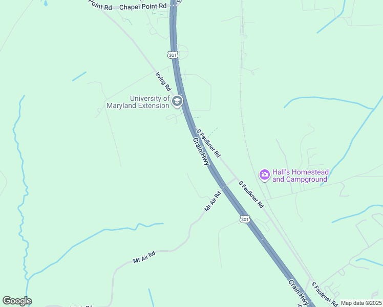 map of restaurants, bars, coffee shops, grocery stores, and more near 9595 Crain Highway in Bel Alton