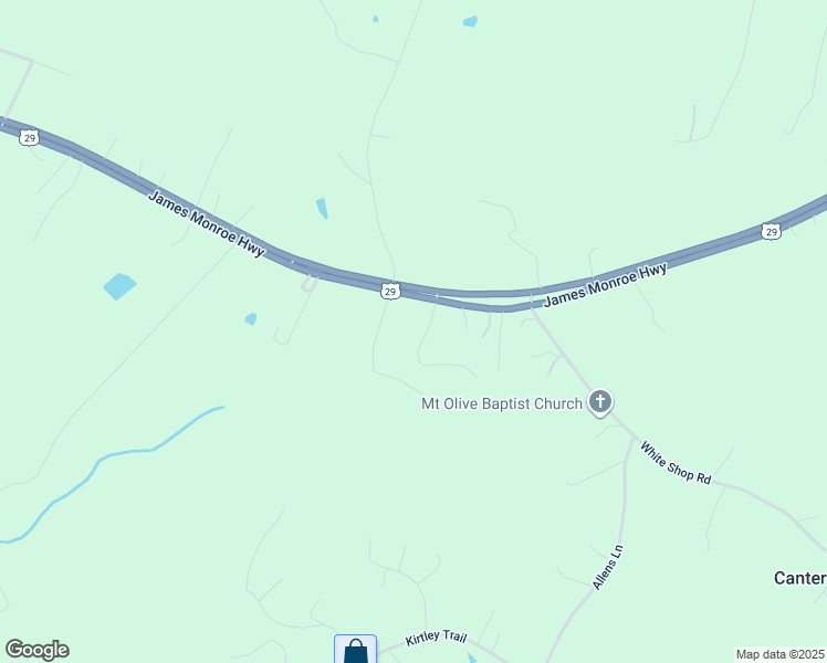 map of restaurants, bars, coffee shops, grocery stores, and more near 18334 Fox Mountain Lane in Culpeper