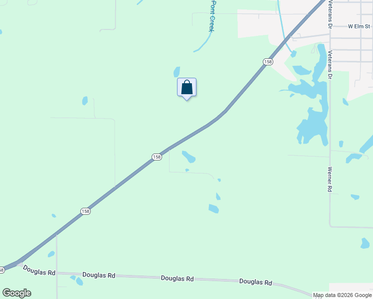 map of restaurants, bars, coffee shops, grocery stores, and more near 6654 Illinois 158 in Millstadt