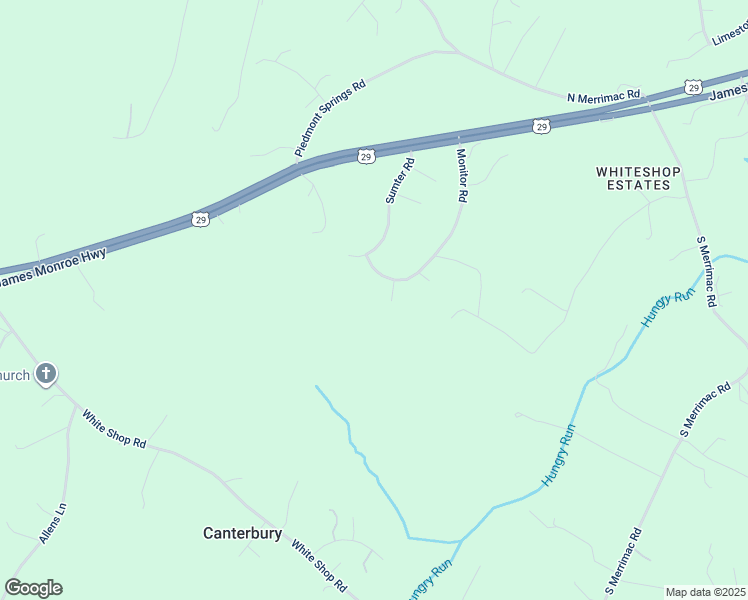 map of restaurants, bars, coffee shops, grocery stores, and more near 18320 Federal Court in Culpeper