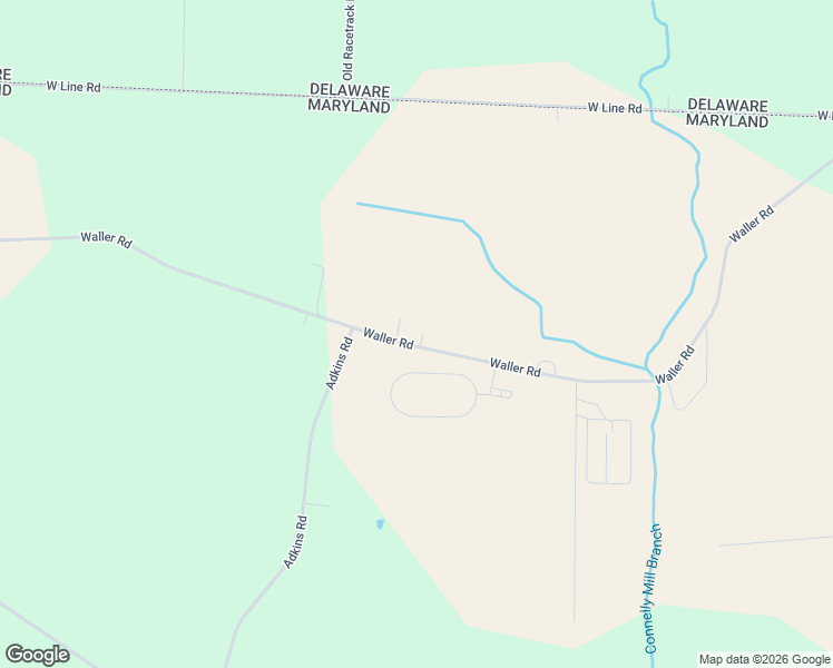 map of restaurants, bars, coffee shops, grocery stores, and more near 28964 Waller Road in Delmar