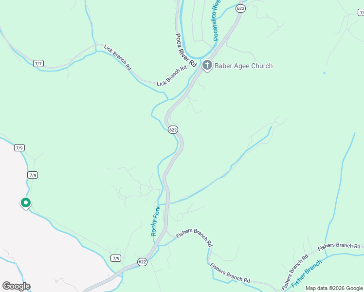 map of restaurants, bars, coffee shops, grocery stores, and more near West Virginia 622 in Charleston