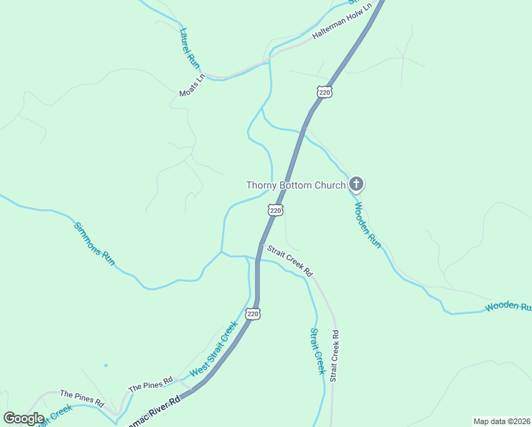 map of restaurants, bars, coffee shops, grocery stores, and more near Potomac River Road in Monterey