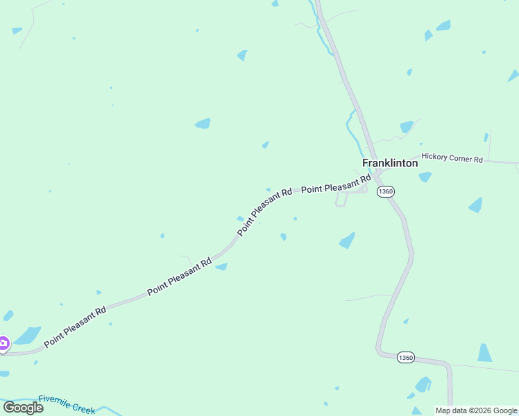 map of restaurants, bars, coffee shops, grocery stores, and more near 6852 Point Pleasant Road in Pleasureville