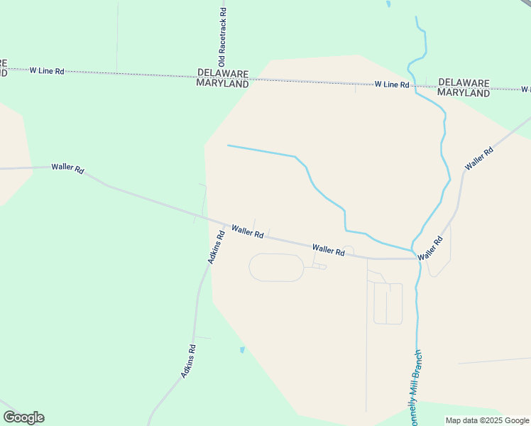 map of restaurants, bars, coffee shops, grocery stores, and more near 28964 Waller Road in Delmar