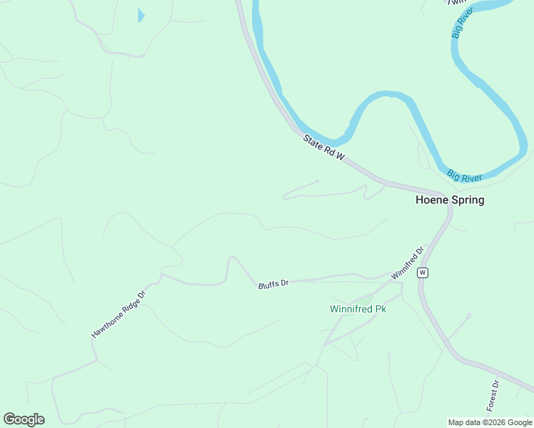 map of restaurants, bars, coffee shops, grocery stores, and more near 455 Big River View in Eureka