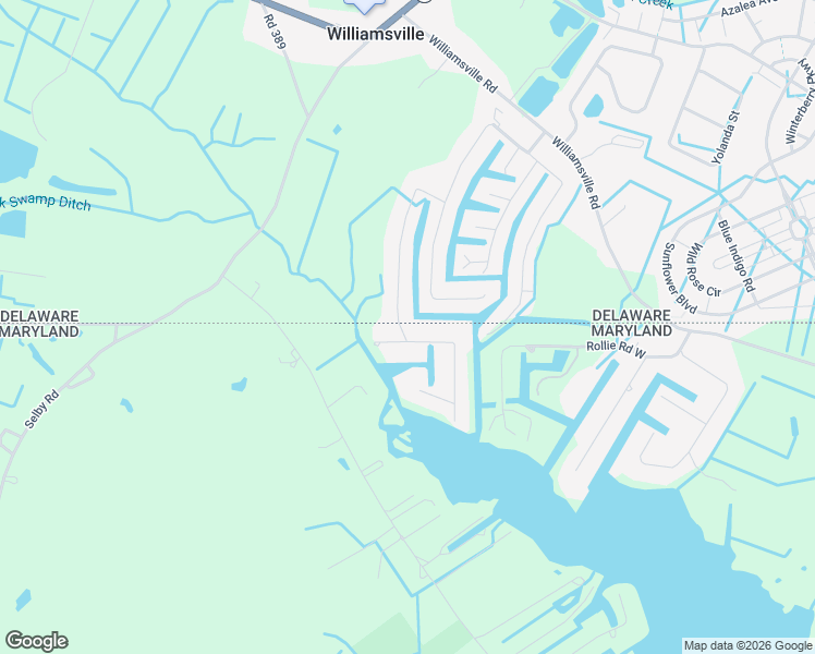 map of restaurants, bars, coffee shops, grocery stores, and more near 13374 Cove Landing Road in Bishopville