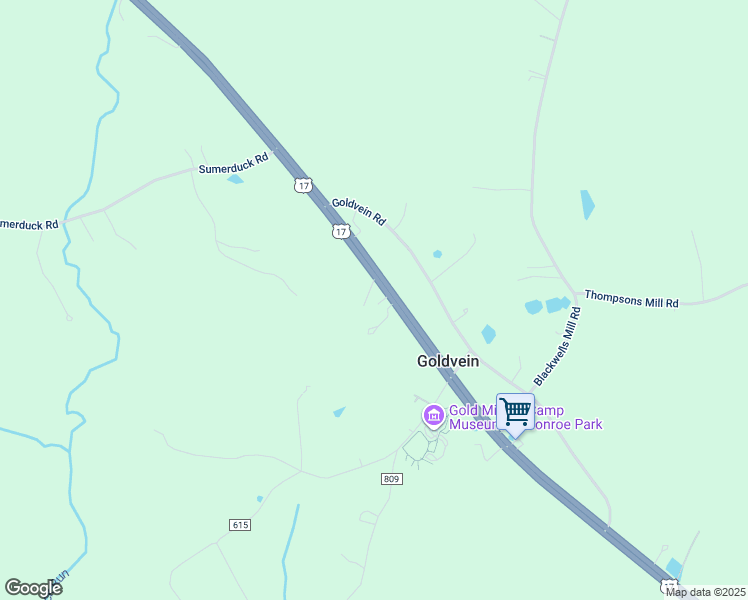 map of restaurants, bars, coffee shops, grocery stores, and more near 14172 Warrenton Road in Goldvein