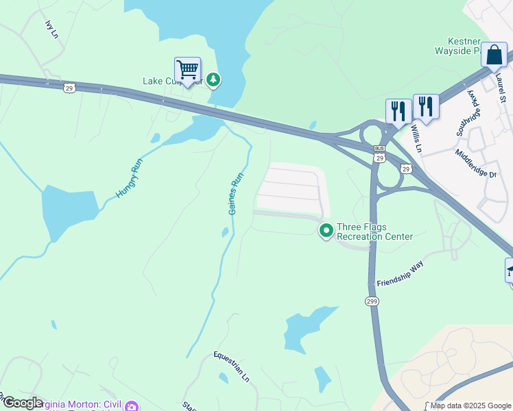 map of restaurants, bars, coffee shops, grocery stores, and more near 11911 Field Stone Boulevard in Culpeper