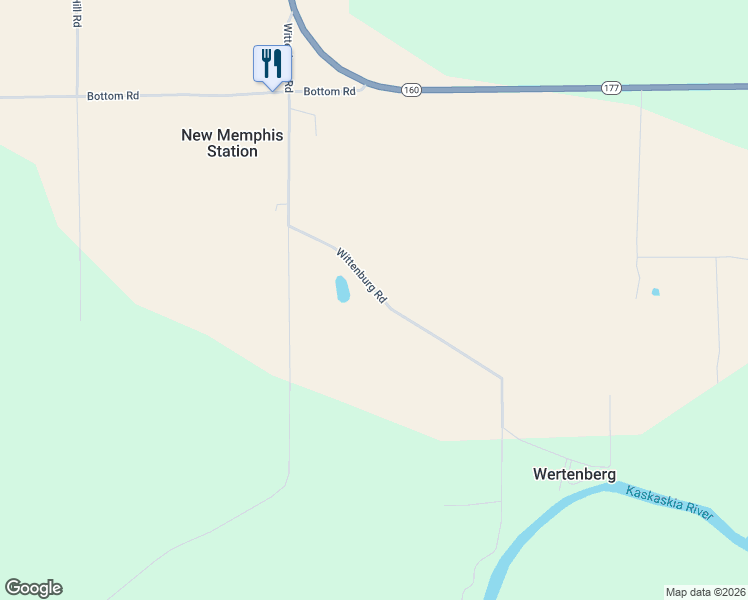 map of restaurants, bars, coffee shops, grocery stores, and more near 2001 Wittenburg Road in New Baden