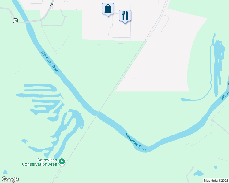 map of restaurants, bars, coffee shops, grocery stores, and more near 2704 Denton Road in Pacific