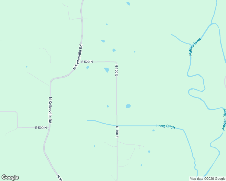 map of restaurants, bars, coffee shops, grocery stores, and more near 5015 North 100 East in Jasper