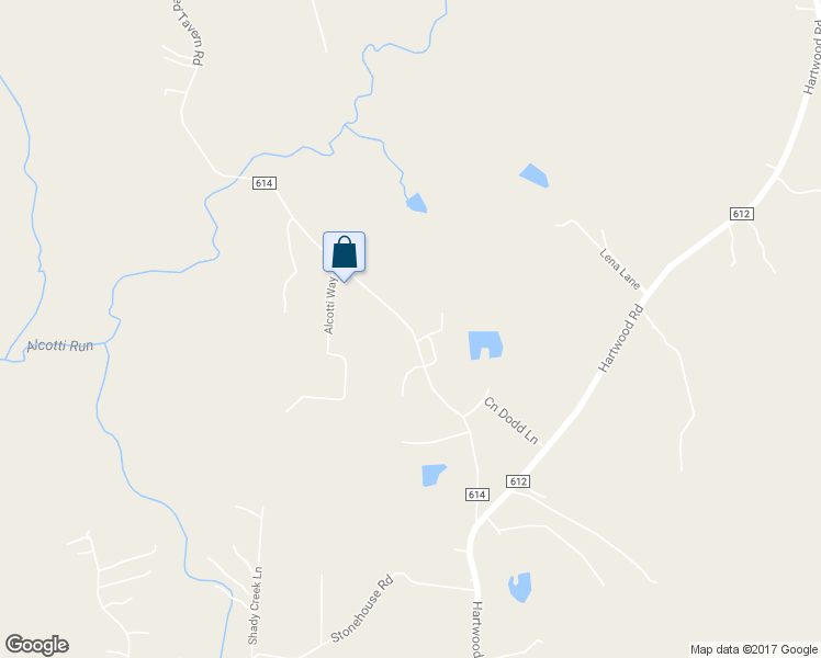 map of restaurants, bars, coffee shops, grocery stores, and more near 85 Spotted Tavern Road in Fredericksburg