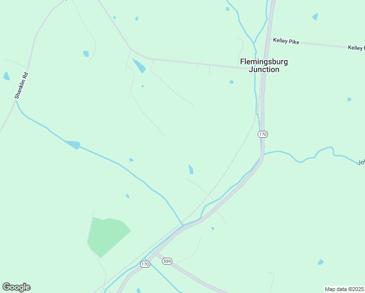 map of restaurants, bars, coffee shops, grocery stores, and more near 492 del Lane in Flemingsburg