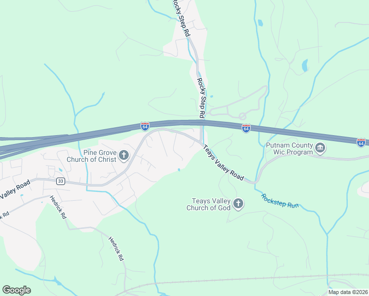 map of restaurants, bars, coffee shops, grocery stores, and more near 7808 Teays Valley Road in Teays Valley