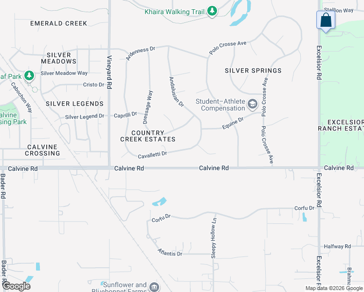 map of restaurants, bars, coffee shops, grocery stores, and more near 10255 Cavalletti Drive in Sacramento