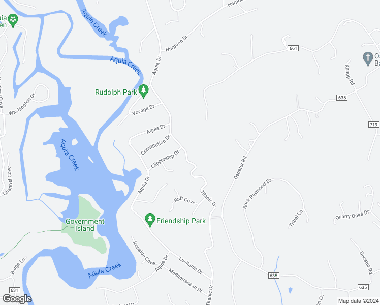 map of restaurants, bars, coffee shops, grocery stores, and more near 3204 Titanic Drive in Stafford