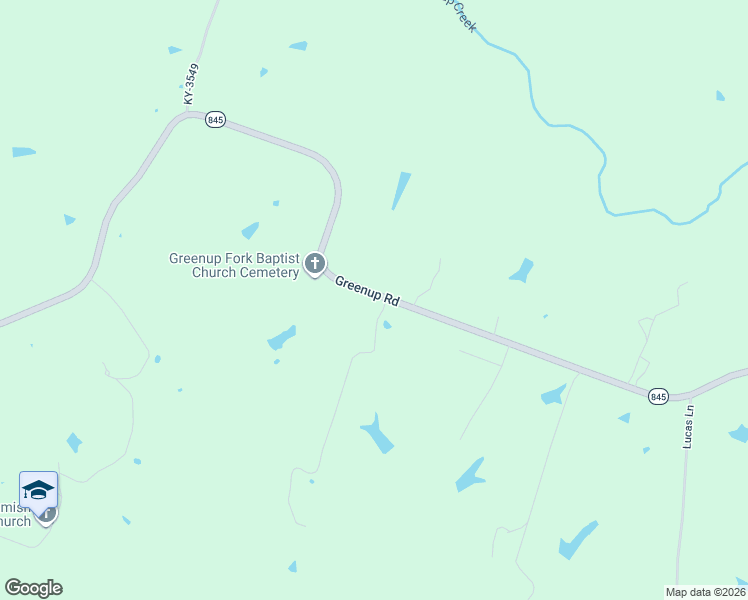 map of restaurants, bars, coffee shops, grocery stores, and more near 3575 Greenup Road in Owenton