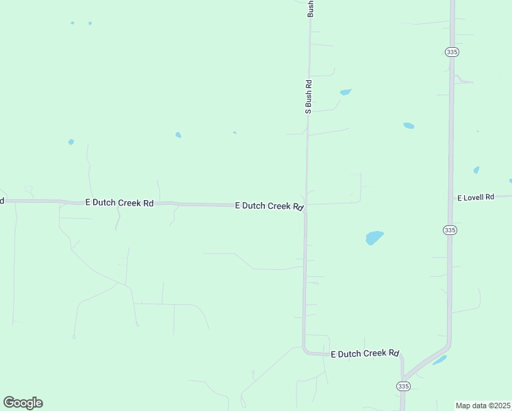 map of restaurants, bars, coffee shops, grocery stores, and more near 3843 East Dutch Creek Road in New Pekin