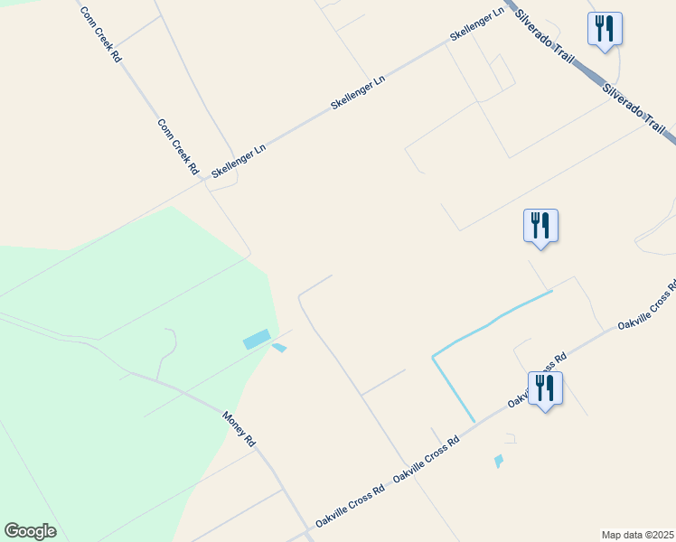 map of restaurants, bars, coffee shops, grocery stores, and more near 794 Oakville Cross Road in Napa