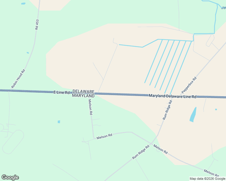 map of restaurants, bars, coffee shops, grocery stores, and more near 12691 Line Road in Delmar