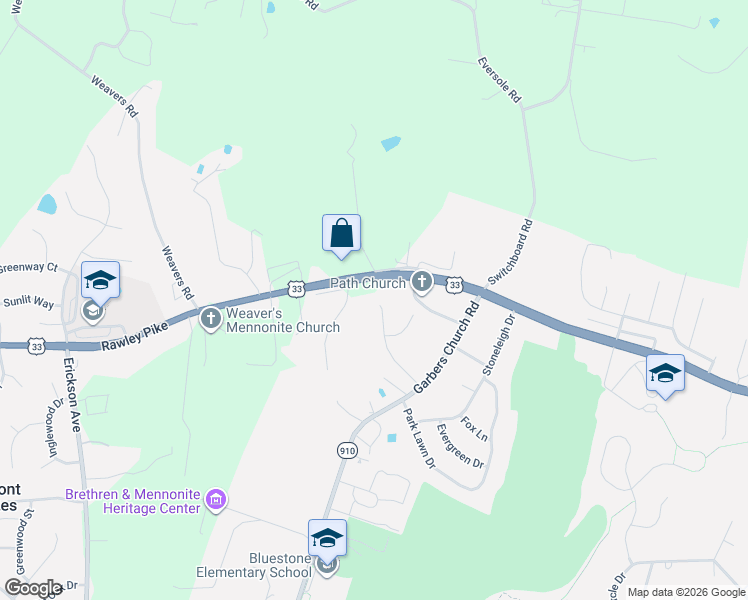 map of restaurants, bars, coffee shops, grocery stores, and more near in 