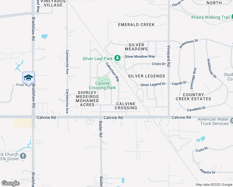 map of restaurants, bars, coffee shops, grocery stores, and more near 8328 Cabochon Way in Sacramento