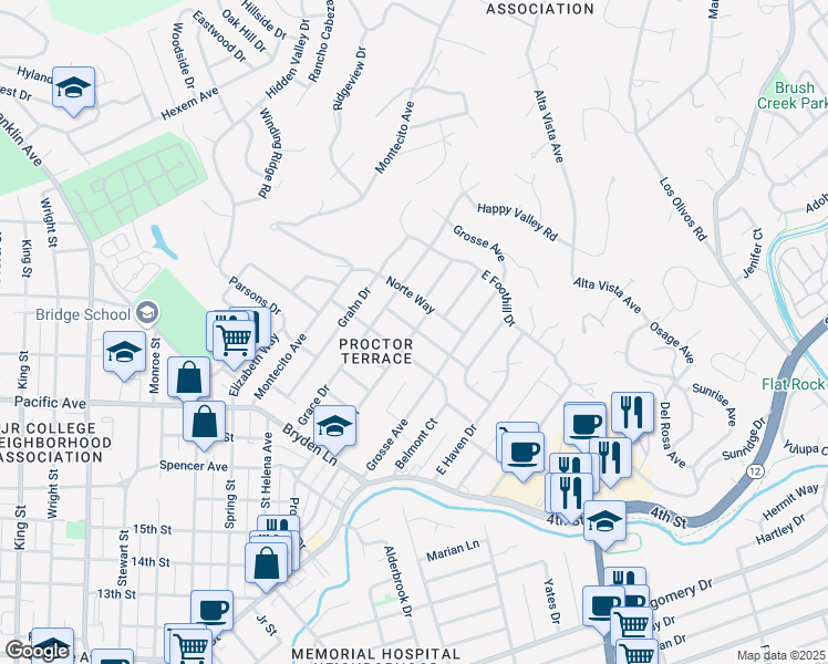 map of restaurants, bars, coffee shops, grocery stores, and more near 33942 7th Street in Union City