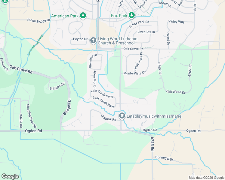 map of restaurants, bars, coffee shops, grocery stores, and more near 16205 6700 Road in Montrose