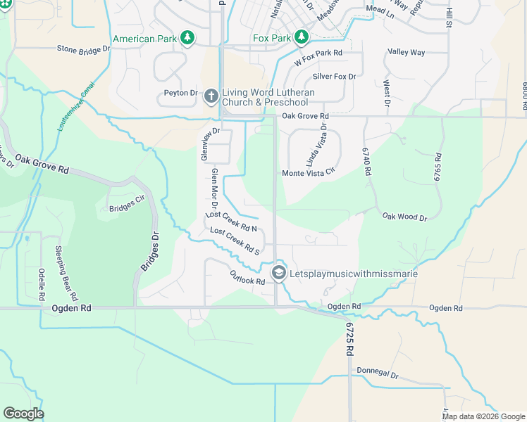 map of restaurants, bars, coffee shops, grocery stores, and more near 16205 6700 Road in Montrose