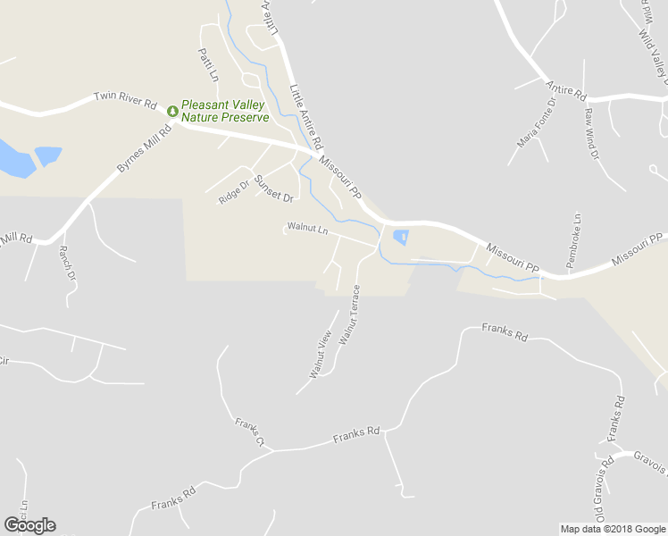 map of restaurants, bars, coffee shops, grocery stores, and more near 6440 Walnut Valley Drive in High Ridge