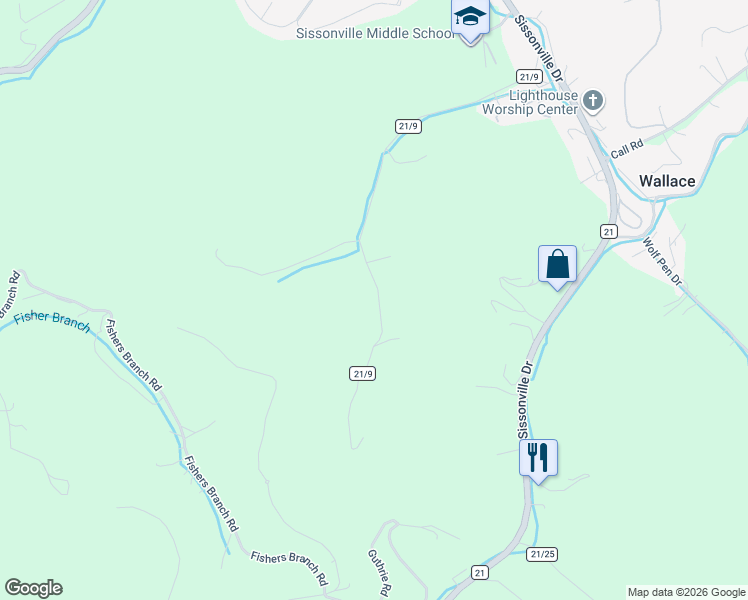 map of restaurants, bars, coffee shops, grocery stores, and more near 1820 Mundy Hollow Road in Charleston