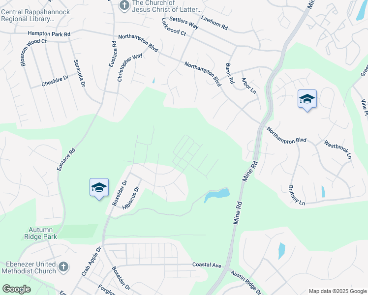 map of restaurants, bars, coffee shops, grocery stores, and more near 150 Valerian Loop in Stafford