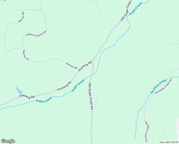 map of restaurants, bars, coffee shops, grocery stores, and more near 3125 Old Sugar Creek Road in High Ridge