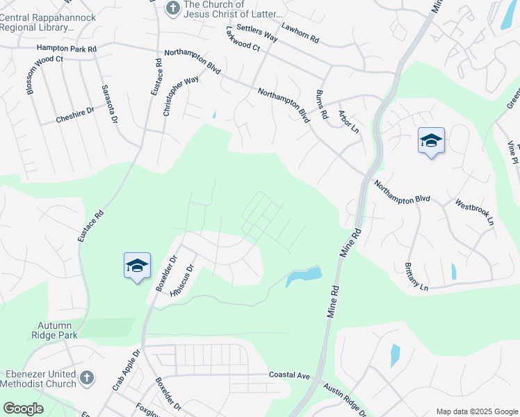 map of restaurants, bars, coffee shops, grocery stores, and more near 150 Valerian Loop in Stafford
