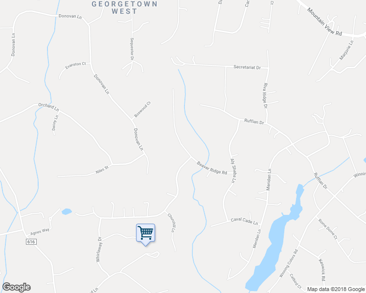 map of restaurants, bars, coffee shops, grocery stores, and more near 12 Beaver Ridge Road in Stafford