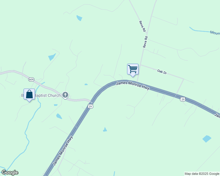 map of restaurants, bars, coffee shops, grocery stores, and more near 6658 U.S. 29 in Culpeper