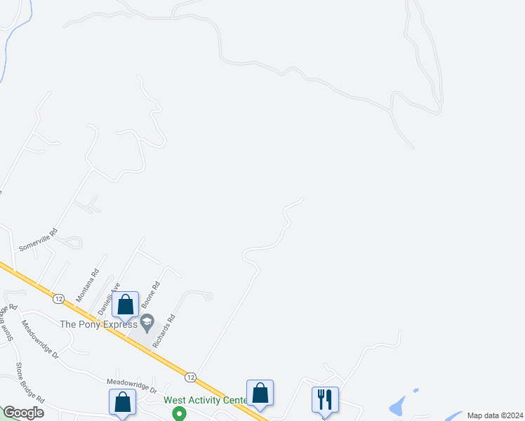 map of restaurants, bars, coffee shops, grocery stores, and more near 6497 California 12 in Santa Rosa