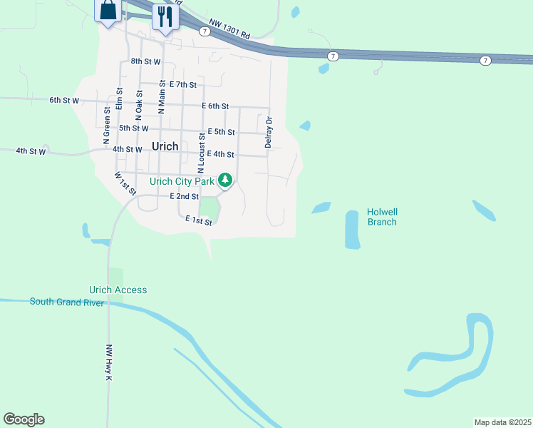 101 Delray Drive, Urich MO Walk Score