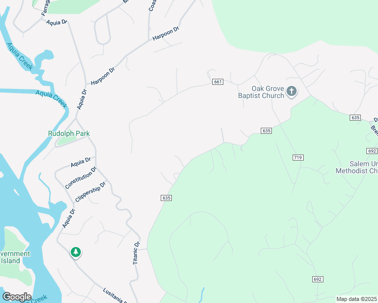 map of restaurants, bars, coffee shops, grocery stores, and more near 570 Decatur Road in Stafford