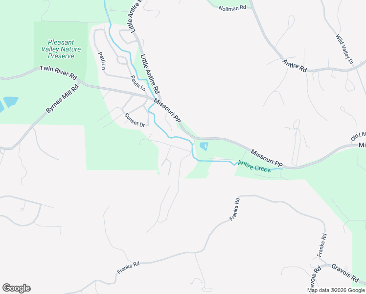 map of restaurants, bars, coffee shops, grocery stores, and more near 6409 Walnut Valley Drive in High Ridge