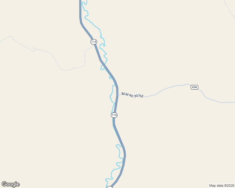 map of restaurants, bars, coffee shops, grocery stores, and more near County Road 43A in Gunnison