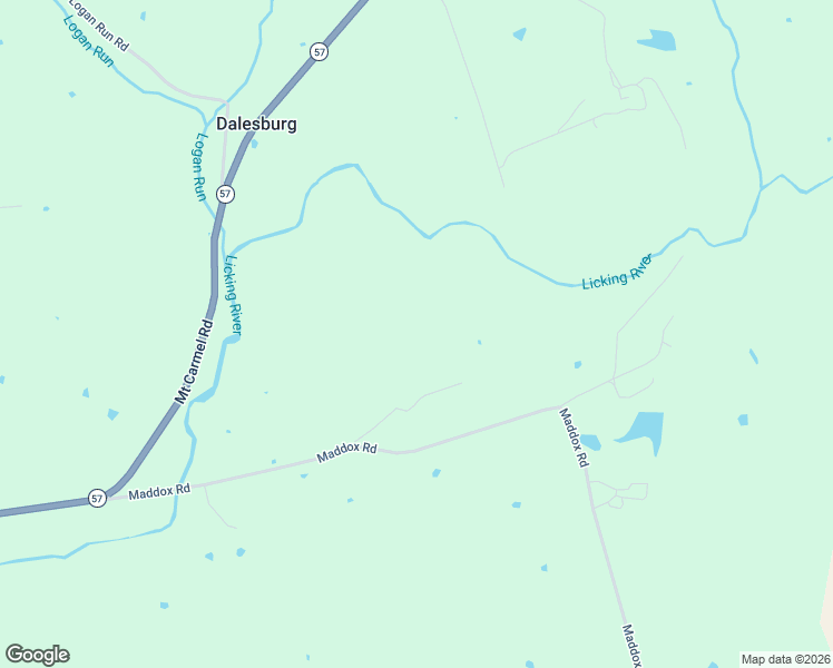 map of restaurants, bars, coffee shops, grocery stores, and more near 707 Maddox Pike in Flemingsburg