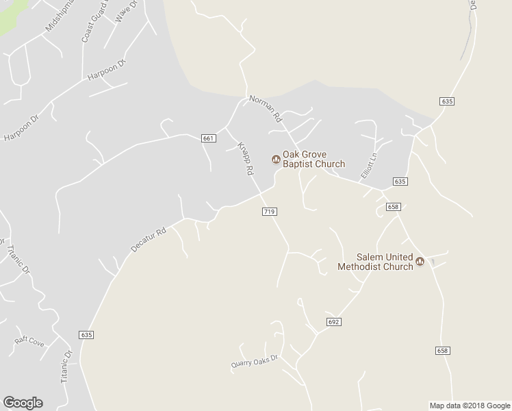 map of restaurants, bars, coffee shops, grocery stores, and more near 461 Decatur Road in Stafford