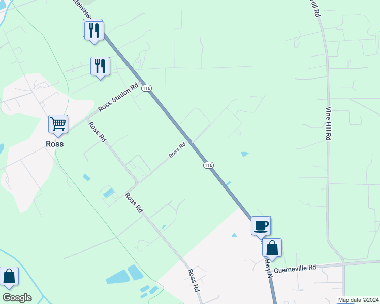 map of restaurants, bars, coffee shops, grocery stores, and more near 5110 Gravenstein Highway North in Sebastopol